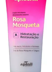 LOÇÃO HIDRATANTE CORPORAL ROSA MOSQUETA APIDERM