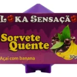 VELA COMESTÍVEL AÇAÍ COM BANANA