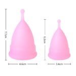 COLETOR MENSTRUAL DE SILICONE - 2 UNIDADES - Imagem 2