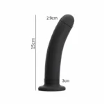PLUG ANAL SILICONE COM VENTOSA 15 X 3 - Imagem 2