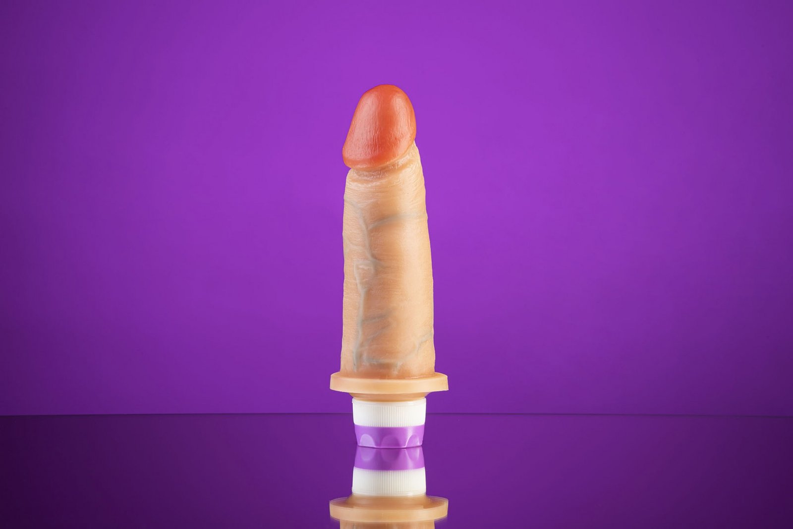 PRÓTESE REALÍSTICA COM VIBRO REAL SKIN 15,3 X 4,5 CM - Imagem 4