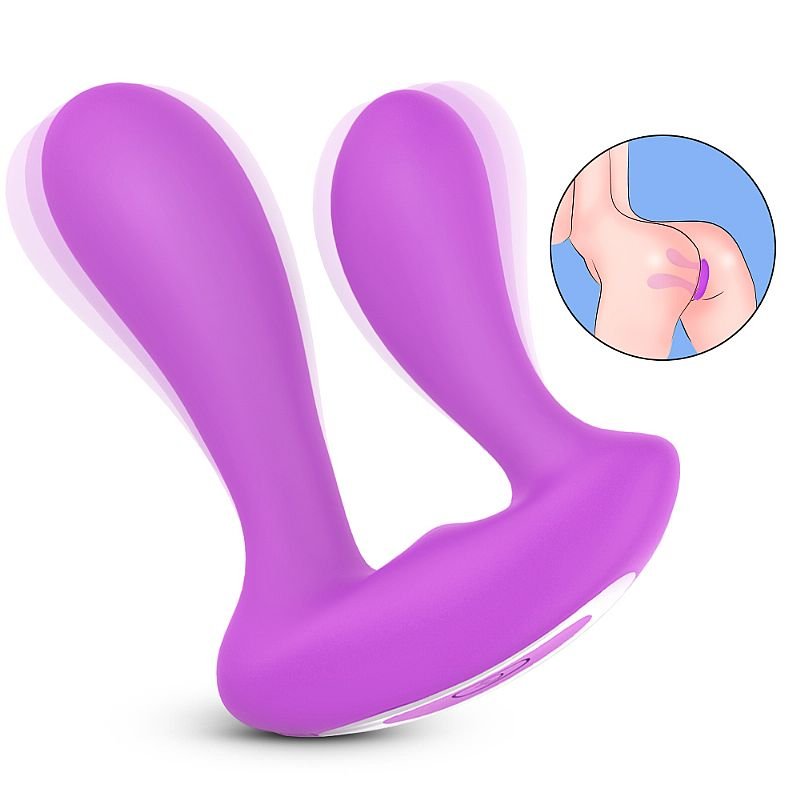 VIBRADOR PONTO G E CLITÓRIS MENTO RECARREGÁVEL - Imagem 2