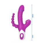 SUGADOR COM VIBRADOR DUPLO EROS RECARREGÁVEL - Imagem 4