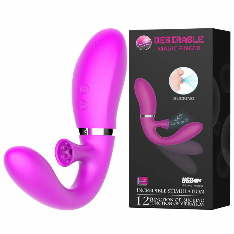 product-jp5000 VIBRADOR E SUGADOR DESIRABLE MAGIC RECARREGÁVEL - Imagem 1