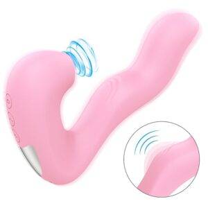 VIBRADOR PONTO G E SUGADOR COM TAPPING - Imagem 3