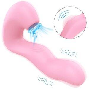 VIBRADOR PONTO G E SUGADOR COM TAPPING - Imagem 2