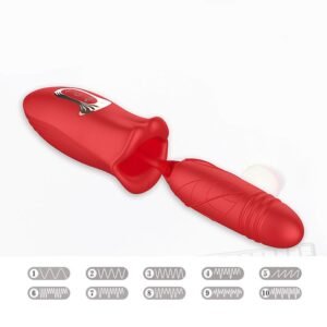 VIBRADOR VIBRATÓRIO EM BOCA COM VIBRO VAI E VEM - Imagem 2