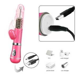 VIBRADOR RABBIT ROTATIVO RECARREGÁVEL - Imagem 3