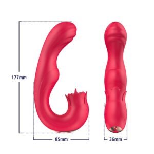 VIBRADOR PONTO G E CLITÓRIS ROTATIVO 360º - Imagem 6