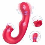 VIBRADOR PONTO G E CLITÓRIS ROTATIVO 360º