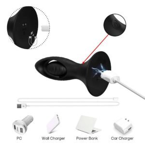PLUG ANAL RECARREGÁVEL COM CONTROLE REMOTO - Imagem 2