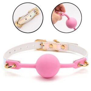 MORDAÇA EM BOLA COM LUXO