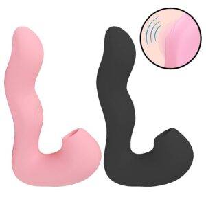 VIBRADOR PONTO G E SUGADOR COM TAPPING