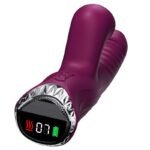 VIBRADOR E SUGADOR DE CLITORIS COM LEITOR LCD - Imagem 2