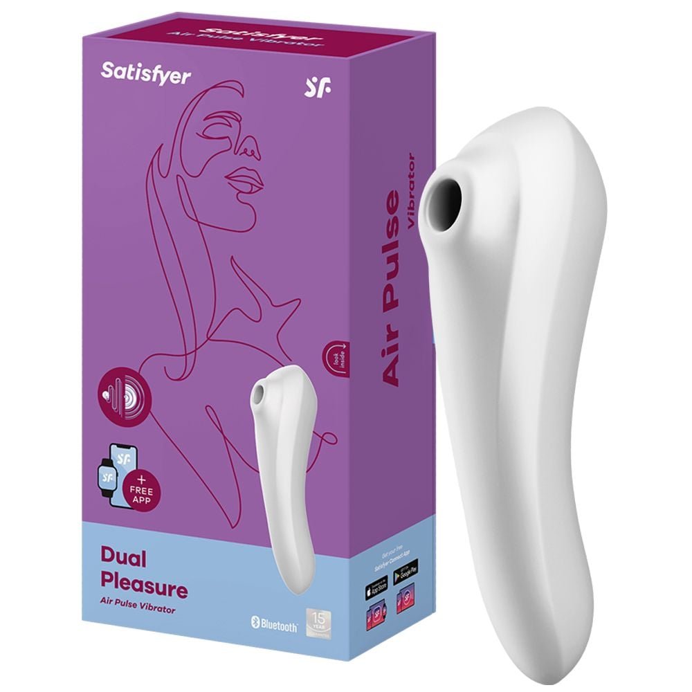 SATISFYER DUAL PLEASURE VIBRADOR E SUGADOR COM APP