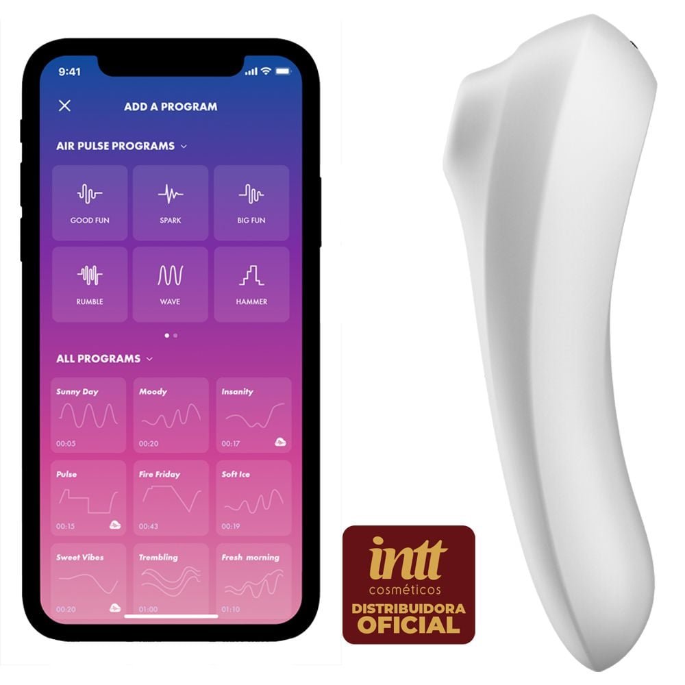 SATISFYER DUAL PLEASURE VIBRADOR E SUGADOR COM APP - Imagem 2