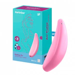 SATISFYER VIBRADOR E SUGADOR CURVY 3 COM APP