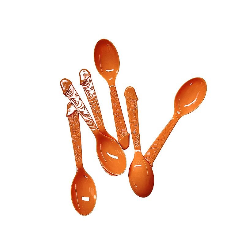 KIT DE 6 COLHERES EM FORMATO DE PÊNIS - Imagem 5