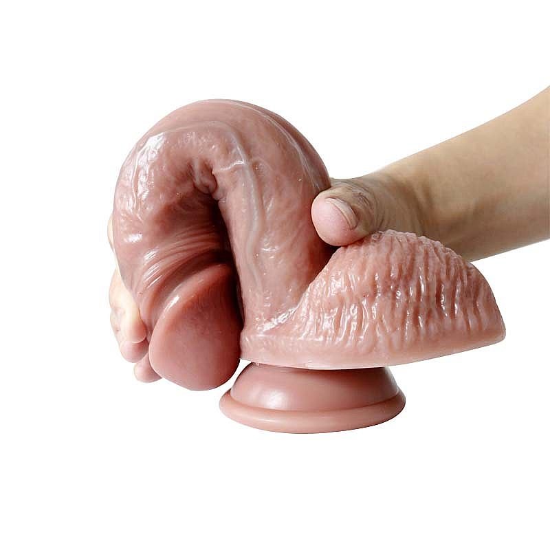 PÊNIS SUPER REALÍSTICO EM SILICONE 14 X 4,1 CM - Imagem 4