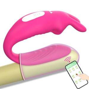 VIBRADOR DE CASAL RABBIT HERA VIA APP - Imagem 2