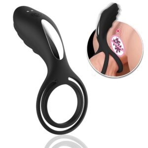 ANEL PENIANO COM VIBRADOR AO TOQUE