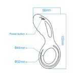 ANEL PENIANO COM VIBRADOR AO TOQUE - Imagem 3