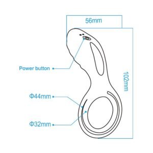 ANEL PENIANO COM VIBRADOR AO TOQUE - Imagem 3