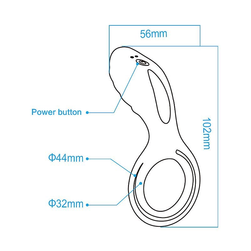 ANEL PENIANO COM VIBRADOR AO TOQUE - Imagem 3