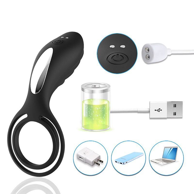 ANEL PENIANO COM VIBRADOR AO TOQUE - Imagem 5