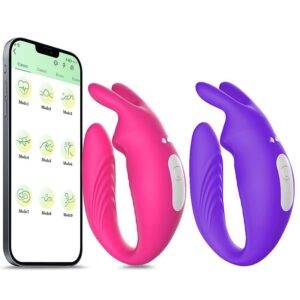 VIBRADOR DE CASAL RABBIT HERA VIA APP