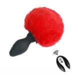 PLUG ANAL EM SILICONE COM VIBRO E CONTROLE REMOTO - Imagem 4