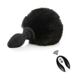PLUG ANAL EM SILICONE COM VIBRO E CONTROLE REMOTO - Imagem 6