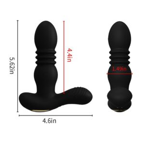 PLUG DE PRÓSTATA COM VIBRO VAI E VEM E CONTROLE - Imagem 2