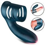 ANEL PENIANO COM VIBRO E AQUECIMENTO DIK - Imagem 7