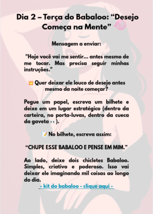 KIT A NOITE DO BABALOO + DICAS - Imagem 3