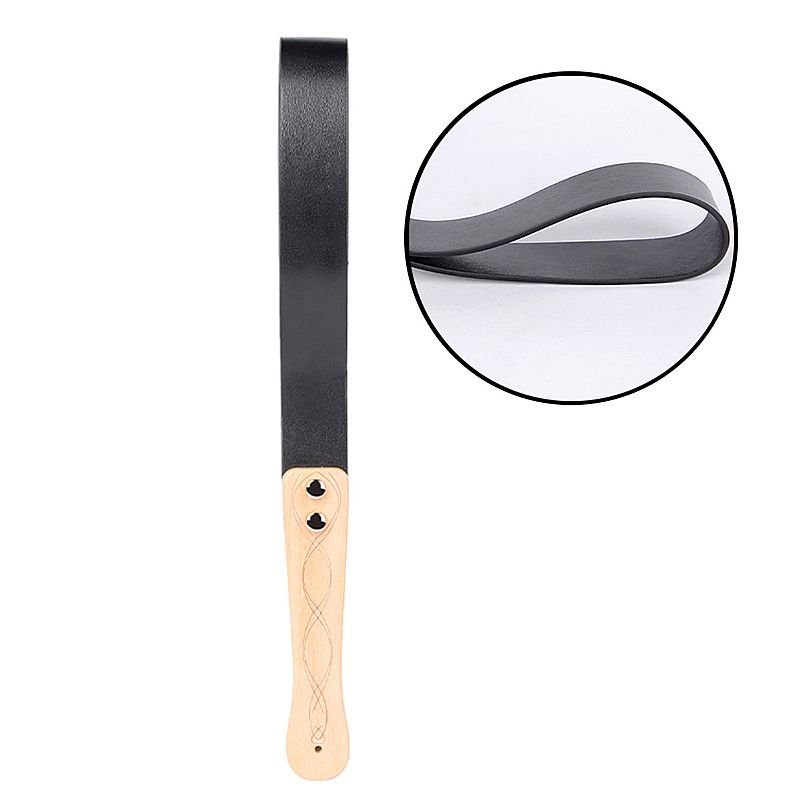 PALMATÓRIA DE LUXO EM COURO E MADEIRA - Imagem 2