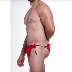 TANGA COM FIOS VERMELHO