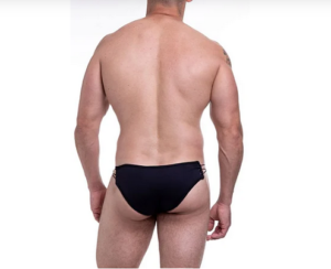 TANGA COM FIOS PRETO - Imagem 2