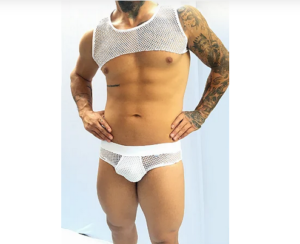 CONJUNTO CUECA + CROPPED SUPLEX ARRASTÃO