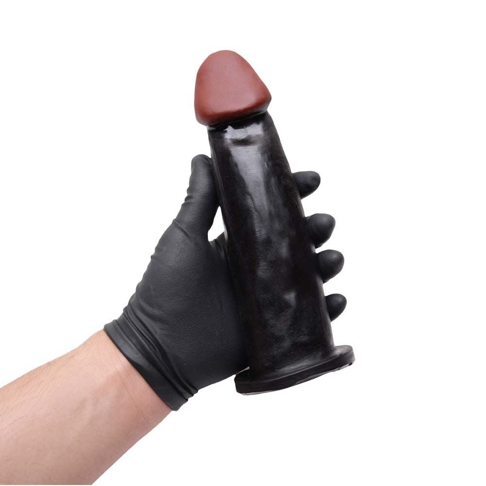 PRÓTESE PENIANA DUAL COLOR CHOCOALTE 18 X 4,5 CM - Imagem 4