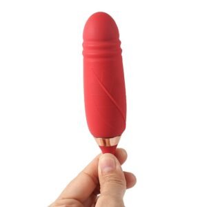 VIBRADOR LÍNGUA E VAI E VEM ROSA RECARREGÁVEL - Imagem 5