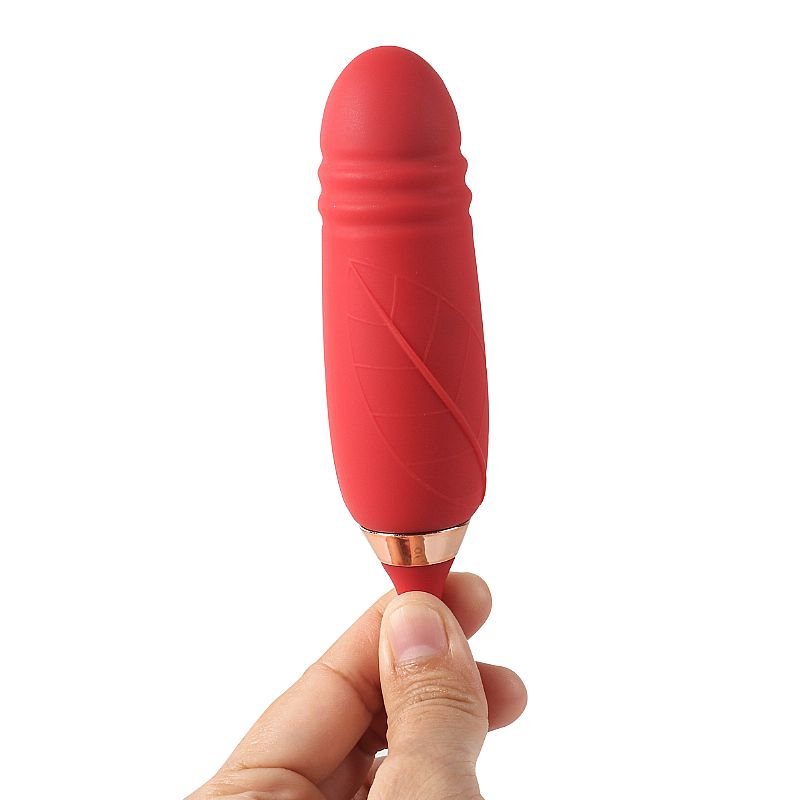 VIBRADOR LÍNGUA E VAI E VEM ROSA RECARREGÁVEL - Imagem 5