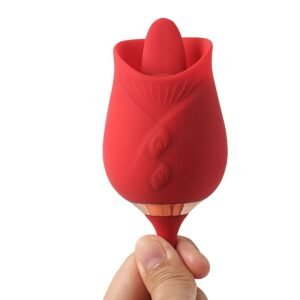 VIBRADOR LÍNGUA E VAI E VEM ROSA RECARREGÁVEL - Imagem 6