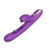 VIBRADOR PONTO G E CLÍTORIS COM FUNÇÃO DE DEDILHAR E SLAP