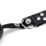 MORDAÇA DE COURO COM BOLA - Imagem 4