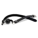 MORDAÇA DE COURO COM BOLA - Imagem 5