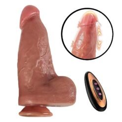 PRÓTESE REALÍSTICA VAI E VEM COM AQUECIMENTO 16 X 6,8 CM