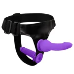 CINTA PENIANA COM PENUS DUPLO COM VIBRO - Imagem 6