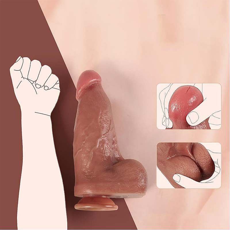 PRÓTESE REALÍSTICA VAI E VEM COM AQUECIMENTO 16 X 6,8 CM - Imagem 4