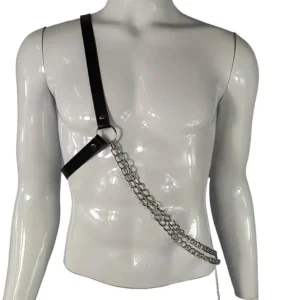 HARNESS MASCULINO COM CORRENTES - Imagem 2